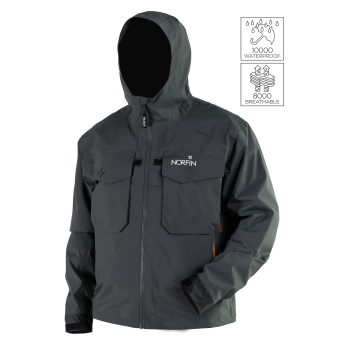 Куртка забродная NORFIN PILOT GRAY 01 р.S