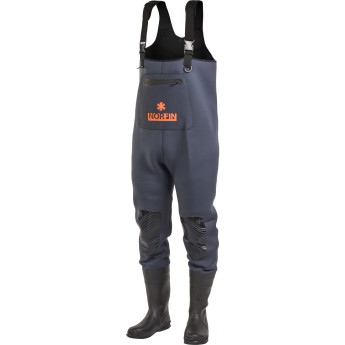 Полукомбинезон забродный NORFIN SHADOW NEOPRENE BOOTFOOT р.45-XL-S с сапогами