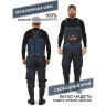 Полукомбинезон забродный NORFIN PILOT BOOTFOOT р.44-XL с сапогами 82231-44-XL